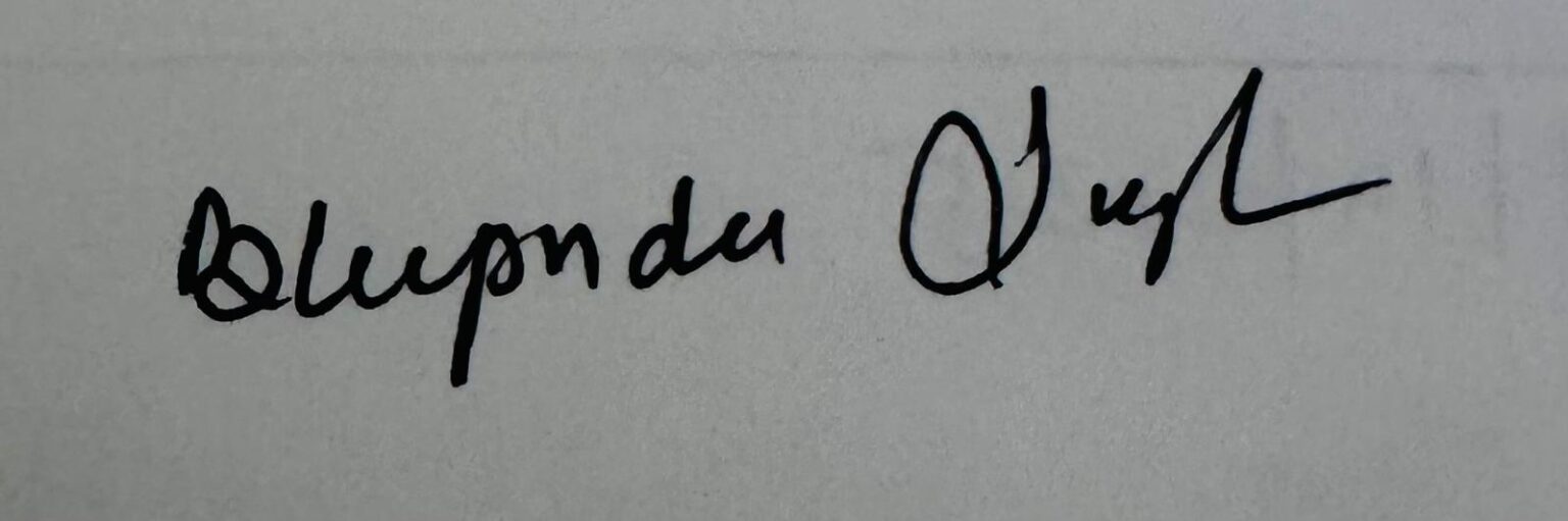 Founder Signature